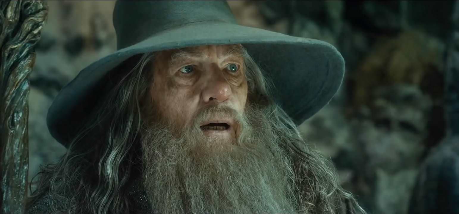 Gandalf aus dem offiziellen Trailer von der Hobbit 2 - Smaugs Einöde